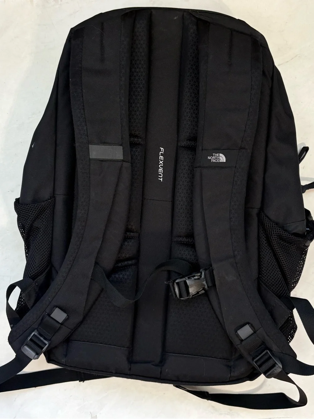 The North Face Jester Black Backpack Outdoor Hiking Travel Gorpcore Adventure